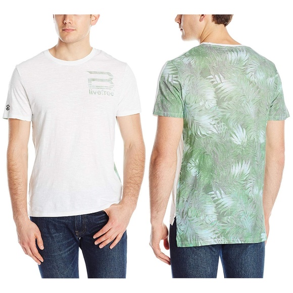 Buffalo David Bitton Other - NWT Buffalo White Green Graphic Niches T-shirt M